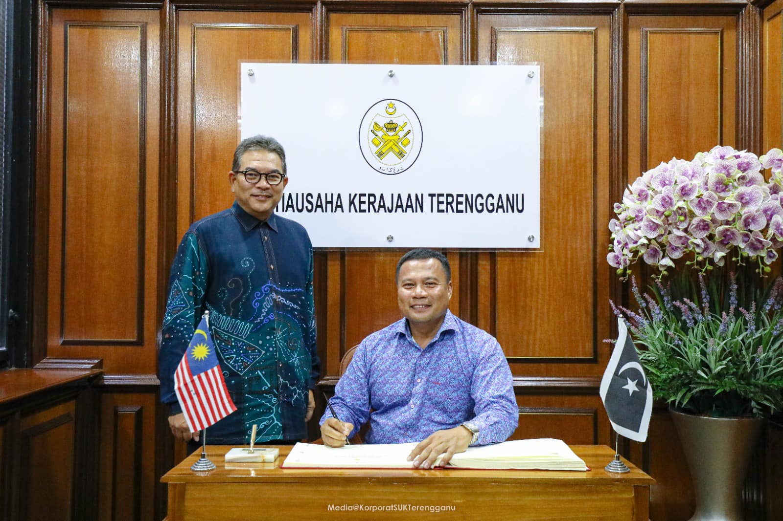 Kunjungan Hormat Presiden Persatuan Tenis Terengganu 